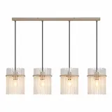 Searchlight Hanglamp Swizzle 4 lichts L 111 cm beige Searchlight Hanglamp Swizzle 4 lichts L 111 cm beige