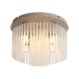 Searchlight Plafondlamp Swizzle 5 lichts Ø 32 cm beige