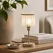 Searchlight Tafellamp Swizzle H 38 cm beige