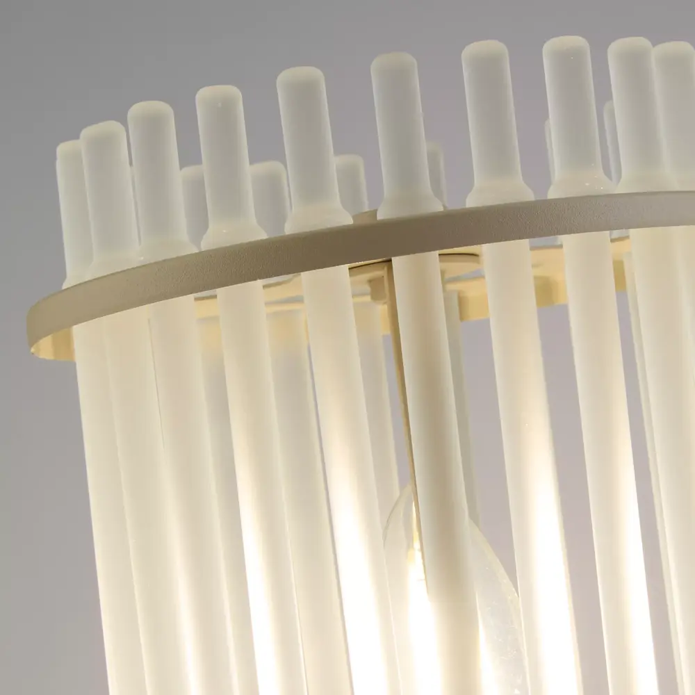 Searchlight Tafellamp Swizzle H 38 cm beige
