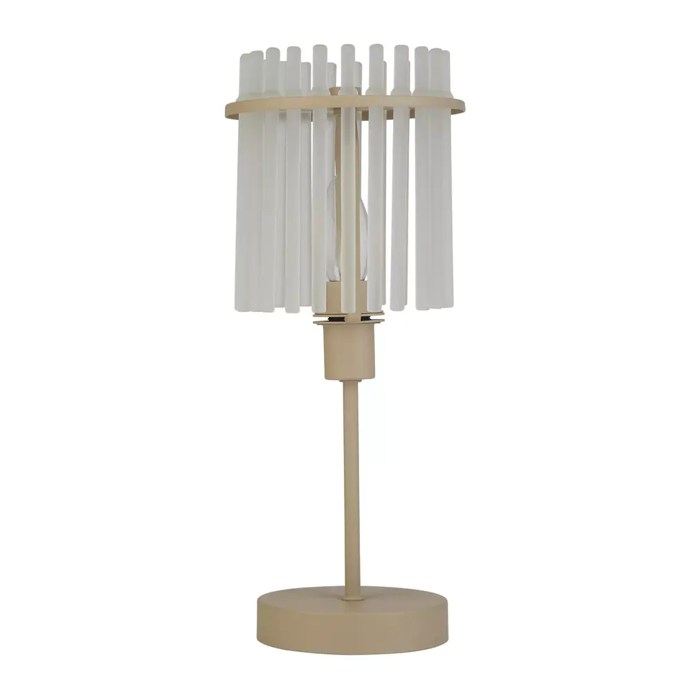 Searchlight Tafellamp Swizzle H 38 cm beige