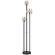 Globo Vloerlamp Daren 3 lichts H 167 cm travertin zwart Globo Vloerlamp Daren 3 lichts H 167 cm travertin zwart