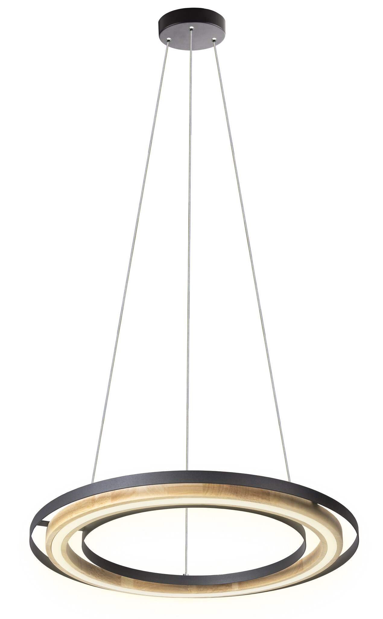 Globo Hanglamp Rilas Ø 56 cm bamboe zwart
