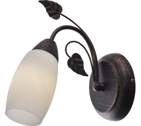 Globo Wandlamp Venezia H 22 cm bruin Globo Wandlamp Venezia H 22 cm bruin