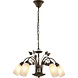 Globo Hanglamp Venezia 5 lichts Ø 50 cm bruin Globo Hanglamp Venezia 5 lichts Ø 50 cm bruin
