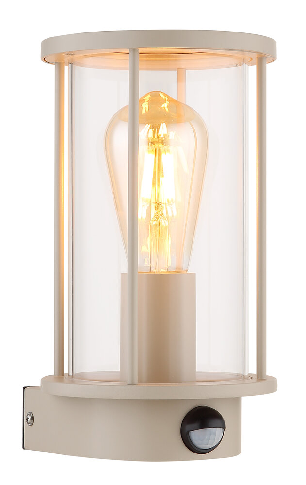 Globo Buitenlamp Gracey H 25 cm sensor beige Globo Buitenlamp Gracey H 25 cm sensor beige