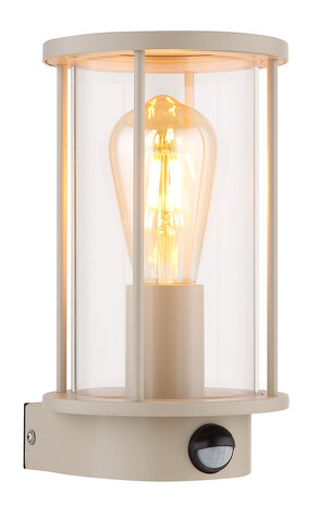 Globo Buitenlamp Gracey H 25 cm sensor beige Globo Buitenlamp Gracey H 25 cm sensor beige