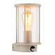 Globo Buitenlamp Gracey H 25 cm sensor beige Globo Buitenlamp Gracey H 25 cm sensor beige