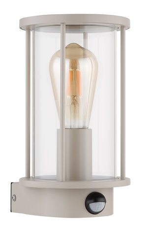 Globo Buitenlamp Gracey H 25 cm sensor beige Globo Buitenlamp Gracey H 25 cm sensor beige