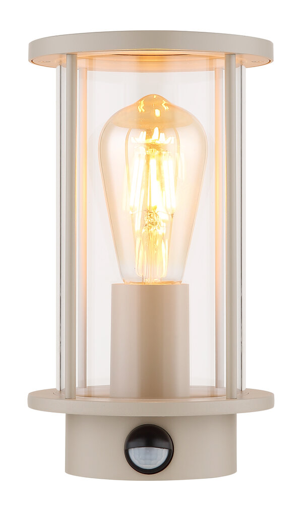 Globo Buitenlamp Gracey H 25 cm sensor beige Globo Buitenlamp Gracey H 25 cm sensor beige
