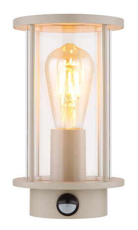 Globo Buitenlamp Gracey H 25 cm sensor beige Globo Buitenlamp Gracey H 25 cm sensor beige