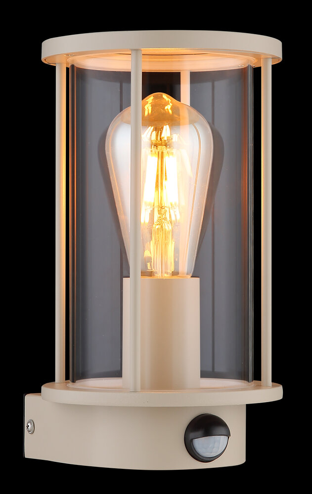 Globo Buitenlamp Gracey H 25 cm sensor beige Globo Buitenlamp Gracey H 25 cm sensor beige