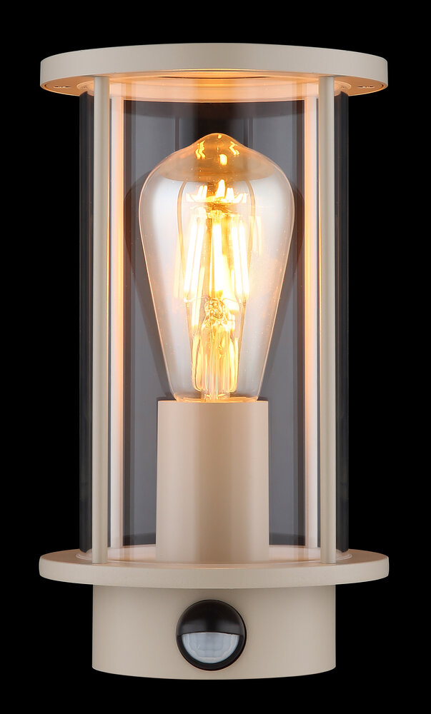 Globo Buitenlamp Gracey H 25 cm sensor beige Globo Buitenlamp Gracey H 25 cm sensor beige
