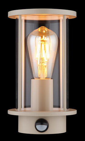 Globo Buitenlamp Gracey H 25 cm sensor beige Globo Buitenlamp Gracey H 25 cm sensor beige