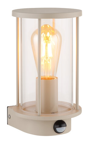 Globo Buitenlamp Gracey H 25 cm sensor beige Globo Buitenlamp Gracey H 25 cm sensor beige
