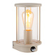 Globo Buitenlamp Gracey H 25 cm sensor beige Globo Buitenlamp Gracey H 25 cm sensor beige