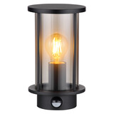 Globo Buitenlamp Gracey H 25 cm sensor zwart Globo Buitenlamp Gracey H 25 cm sensor zwart
