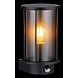 Globo Buitenlamp Gracey H 25 cm sensor zwart Globo Buitenlamp Gracey H 25 cm sensor zwart