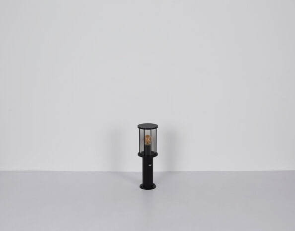 Globo Buitenlamp Gracey H 45 cm sensor zwart Globo Buitenlamp Gracey H 45 cm sensor zwart