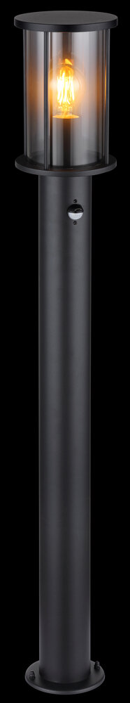 Globo Buitenlamp Gracey H 100 cm sensor zwart Globo Buitenlamp Gracey H 100 cm sensor zwart