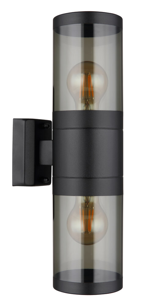 Globo Buitenlamp Xeloo 2 licht H 38 cm zwart Globo Buitenlamp Xeloo 2 licht H 38 cm zwart