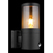 Globo Buitenlamp Xeloo H 24.5 cm sensor zwart Globo Buitenlamp Xeloo H 24.5 cm sensor zwart