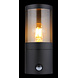 Globo Buitenlamp Xeloo H 24.5 cm sensor zwart Globo Buitenlamp Xeloo H 24.5 cm sensor zwart