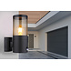 Globo Buitenlamp Xeloo H 24.5 cm sensor zwart Globo Buitenlamp Xeloo H 24.5 cm sensor zwart