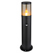 Globo Buitenlamp Xeloo H 50 cm sensor zwart