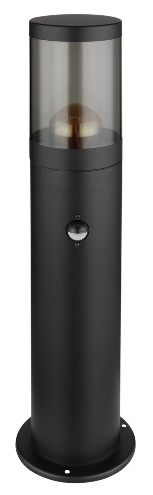 Globo Buitenlamp Xeloo H 50 cm sensor zwart