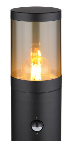 Globo Buitenlamp Xeloo H 80 cm sensor zwart Globo Buitenlamp Xeloo H 80 cm sensor zwart