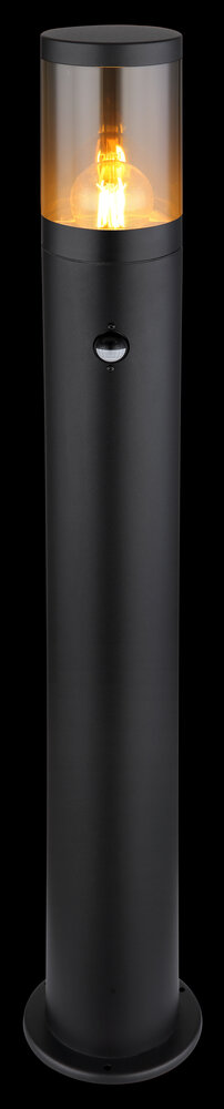 Globo Buitenlamp Xeloo H 80 cm sensor zwart Globo Buitenlamp Xeloo H 80 cm sensor zwart