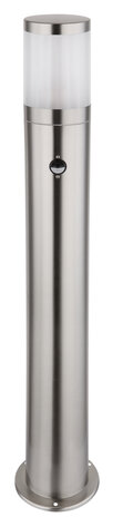 Globo Buitenlamp Xeloo H 80 cm sensor mat chroom Globo Buitenlamp Xeloo H 80 cm sensor mat chroom