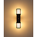 Globo Buitenlamp Mervin wand 2 licht H 38 cm sensor antraciet Globo Buitenlamp Mervin wand 2 licht H 38 cm sensor antraciet