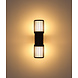 Globo Buitenlamp Mervin wand 2 licht H 38 cm antraciet