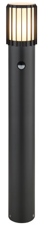 Globo Buitenlamp Mervin H 65 cm sensor antraciet