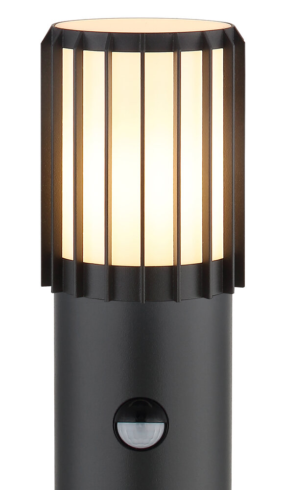 Globo Buitenlamp Mervin H 65 cm sensor antraciet