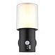 Globo Buitenlamp Compton H 25 cm sensor zwart Globo Buitenlamp Compton H 25 cm sensor zwart