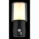 Globo Buitenlamp Compton H 25 cm sensor zwart Globo Buitenlamp Compton H 25 cm sensor zwart