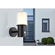 Globo Buitenlamp Compton H 25 cm sensor zwart Globo Buitenlamp Compton H 25 cm sensor zwart