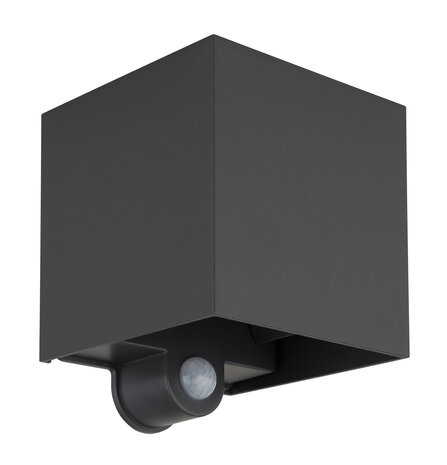 Globo Buitenlamp Veronika 2 licht H 13 cm sensor antraciet Globo Buitenlamp Veronika 2 licht H 13 cm sensor antraciet