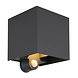 Globo Buitenlamp Veronika 2 licht H 13 cm sensor antraciet Globo Buitenlamp Veronika 2 licht H 13 cm sensor antraciet
