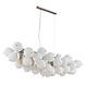 Globo Hanglamp Udo 6 lichts L 103 cm mat chroom Globo Hanglamp Udo 6 lichts L 103 cm mat chroom