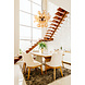 Globo Hanglamp Udo 6 lichts Ø 55 cm amber zwart Globo Hanglamp Udo 6 lichts Ø 55 cm amber zwart