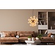 Globo Hanglamp Udo 6 lichts Ø 55 cm amber zwart Globo Hanglamp Udo 6 lichts Ø 55 cm amber zwart
