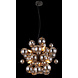 Globo Hanglamp Udo 6 lichts Ø 55 cm rook zwart Globo Hanglamp Udo 6 lichts Ø 55 cm rook zwart