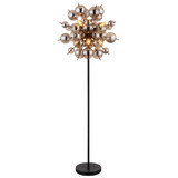 Globo Vloerlamp Udo 6 lichts H 155 cm rook zwart Globo Vloerlamp Udo 6 lichts H 155 cm rook zwart