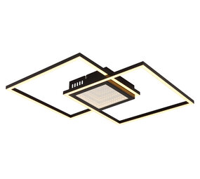 Globo Plafondlamp Saunders B 43 cm zwart Globo Plafondlamp Saunders B 43 cm zwart