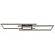 Globo Plafondlamp Saunders L 96 cm zwart Globo Plafondlamp Saunders L 96 cm zwart