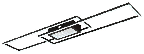 Globo Plafondlamp Saunders L 96 cm zwart Globo Plafondlamp Saunders L 96 cm zwart